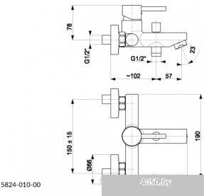 Armatura Neda Black 5824-010-81