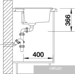 Кухонная мойка Blanco Dalago 6-F (антрацит) [514773]