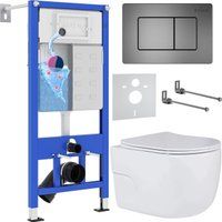 Roxen Porto One Rimless 6 в 1 StounFix Dual Fresh 618703 (оружейная сталь/металл)