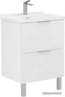 Volna Тумба Twing 60.2Y белый с умывальником Миранда