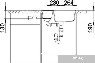 Кухонная мойка Blanco Metra 6 (антрацит) [516165]