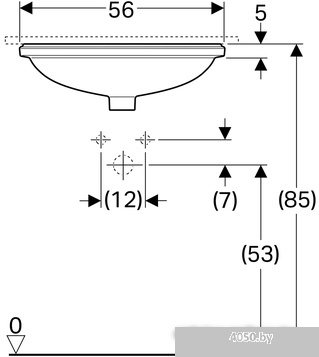 Умывальник Geberit VariForm 500.752.01.2