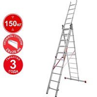 Новая высота NV 323 трёхсекционная профессиональная 3x10 ступеней