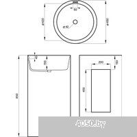 Wellsee Chalice Perfection 230619000 (отдельностоящий, без отверстия под смеситель, цвет матовый бел