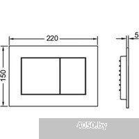 Grado GD-W201T + TECE 9400414 (с кнопкой смыва)