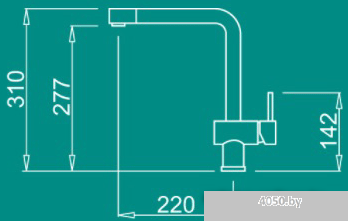 Смеситель Elleci Stream Aluminium M79