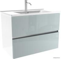 ЗОВ Тумба с умывальником Лира 80 L80MW0MAGVA-OL80 (адриатик)