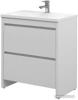 Belux Тумба под умывальник Мадрид Н 90-02 (1, белый глянцевый)