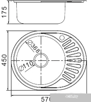 Кухонная мойка FRAP FS64557