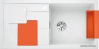Кухонная мойка Blanco Sity XL 6 S (белый/апельсин) 525059