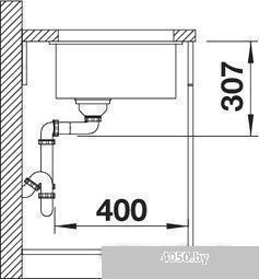 Кухонная мойка Blanco Subline 500-U (серый беж)