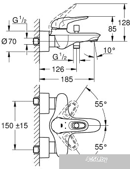 Смеситель Grohe Eurostyle 33591LS3