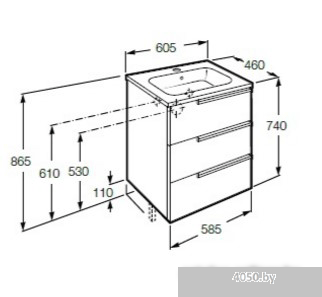 Roca Тумба под умывальник Victoria Nord [ZRU9302834]