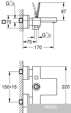 Смеситель Grohe Eurocube Joy 23666000