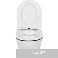 Roxen Antares Black в комплекте с инсталляцией StounFix Dual Fresh 6 в 1 964715 (кнопка: хром матовы