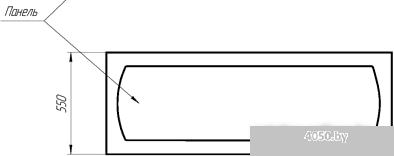 Ванна 1Марка Aelita 170x75