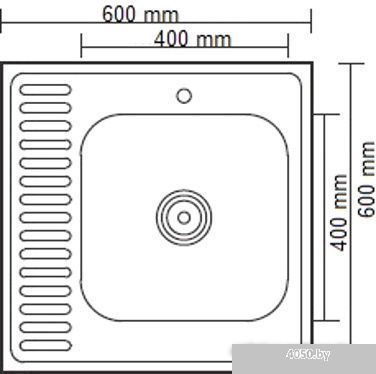Кухонная мойка Ledeme L96060-6R