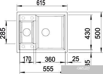 Кухонная мойка Blanco Metra 6 (антрацит) [516165]