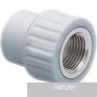 РосТурПласт Муфта ПП комбинированная ВР (серый) 25х3/4