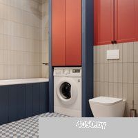 Wellsee Pure BY Wellsee RimFree 182602001 (чаша, пневмокрышка, глянцевый белый)