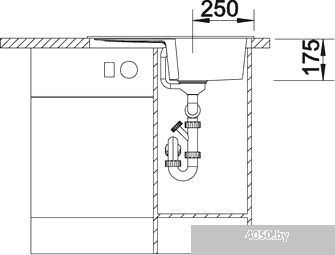 Кухонная мойка Blanco Enos 40 S 526077 (черный)