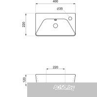 Lavinia Boho Bathroom Sink Slim 33311056