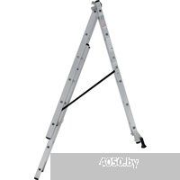 Новая высота NV 123 алюминиевая трёхсекционная 3x6 ступеней