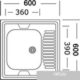 Mixline 310355 (левая, матовая, 0.4 мм)