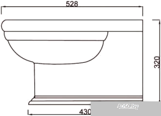 Биде BelBagno Boheme BB115BH