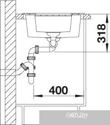 Кухонная мойка Blanco Metra 6 (антрацит) [516165]