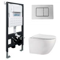 Abber Bequem AC1100-AC0105-AC0120 (с кнопкой смыва)