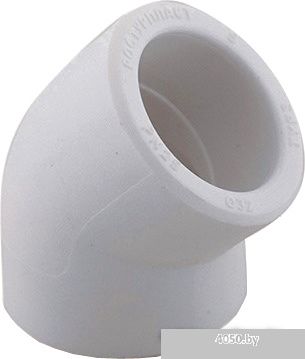 Фитинг РосТурПласт Уголник ПП (серый) 32х45°