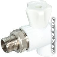 Кран ПП шаровой для радиатора угловой 20х1/2 [10148020] Valfex