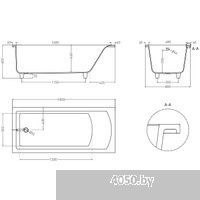 Salini Cascata 180x80 104213M (S-Sense, матовый)