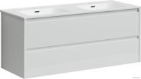 Sancos Тумба под умывальник Libra LB120-2W (белый глянец)