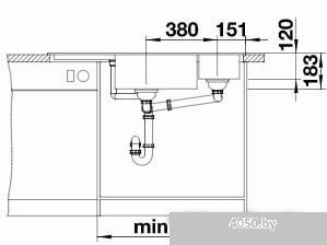 Кухонная мойка Blanco Blancodelta II 525867