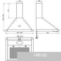 Elikor Сатурн 50П-180-В1Л (белый/золотой)