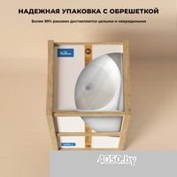 Wellsee Chalice Perfection 230625000 (отдельностоящий, с отверстием под смеситель, цвет матовый серы
