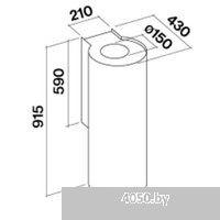 Falmec Polar/Black Design 35 800 м3/ч (черный)
