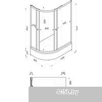 Triton Коралл В Мозаика 120x80 R