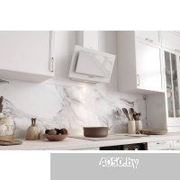 Elikor Коралл 60П-430-К3Д 266400 (белый/белое стекло)