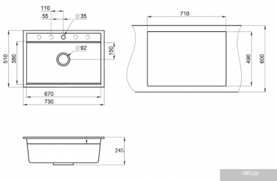 Granula KS-7301 (алюминиум)