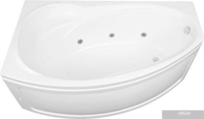 Ванна Aquanet Jersey 170x90 L (с каркасом и экраном)