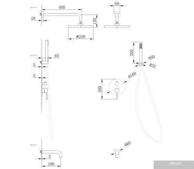 Abber Wasser Kreis AF8117 (хром)