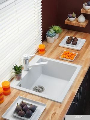 Кухонная мойка Longran Cube CUG 410.500 (sabbia/58)