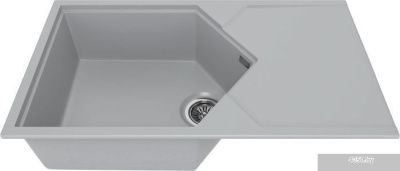 Кухонная мойка KitKraken Sea K-850M с разделочной доской (серый)