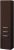 Акватон Америна Шкаф-пенал темно-коричневый (1.A135.2.03A.M43.0)