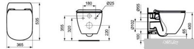 Унитаз Ideal Standard Tesi [T007901]