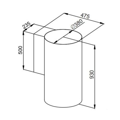 Кухонная вытяжка MAUNFELD Lee Wall sensor 39 (белый)