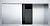 Кухонная мойка Franke Crystal CLV 214 127.0306.387 (нержавеющая сталь/черный)